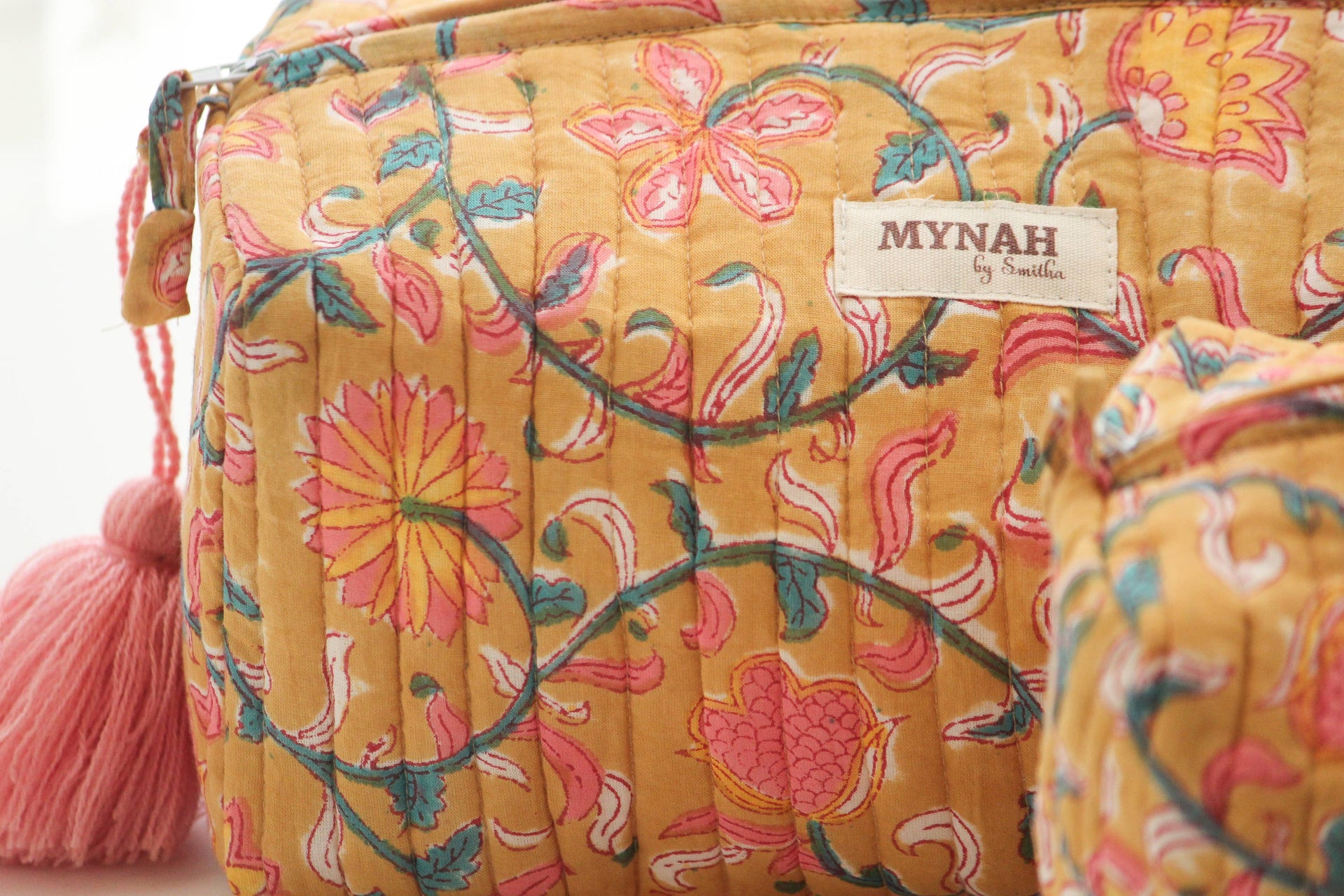 Henna Vines Print Makeup/Toiletry Bag