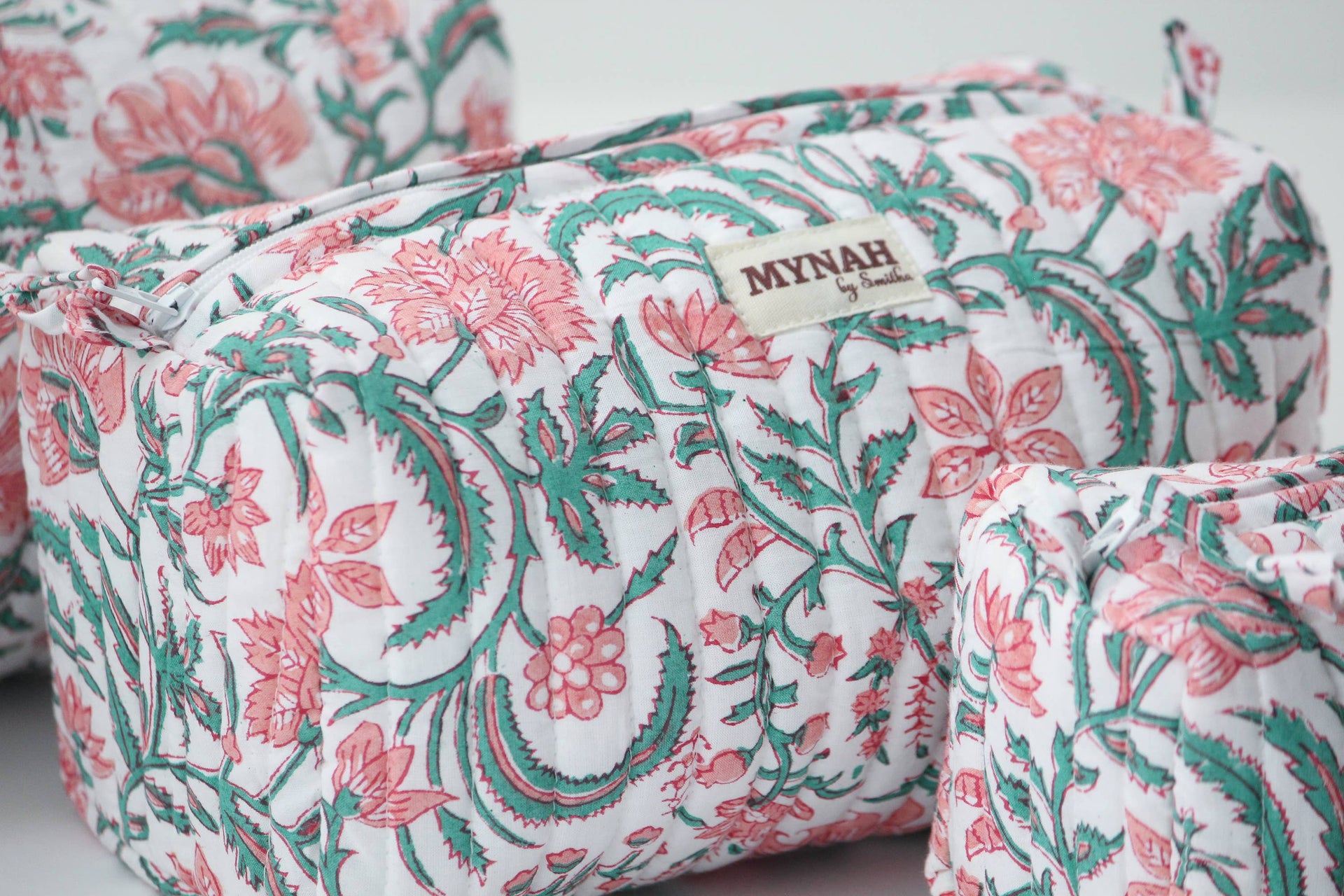 Carnelia Floral Print Makeup/Toiletry Bag