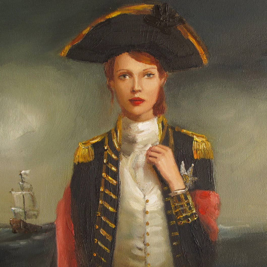 'Her Face Launched A Thousand Ships' Janet Hill Art Print