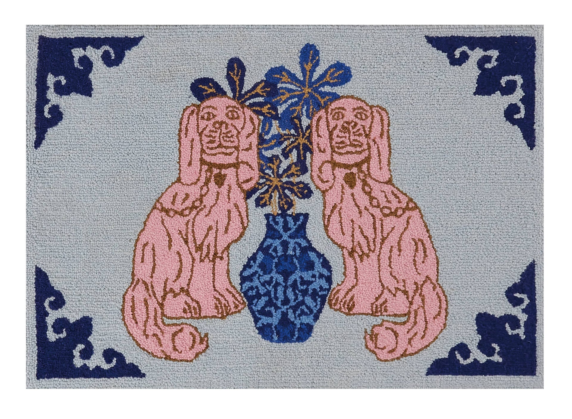 Foo Dog Hook Rug