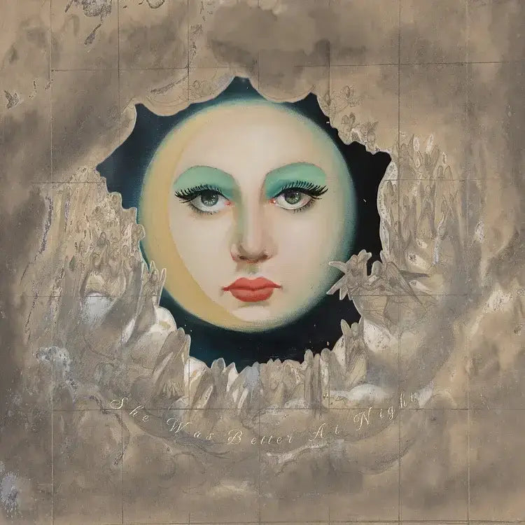 'She Was Better At Night' Janet Hill Art Print