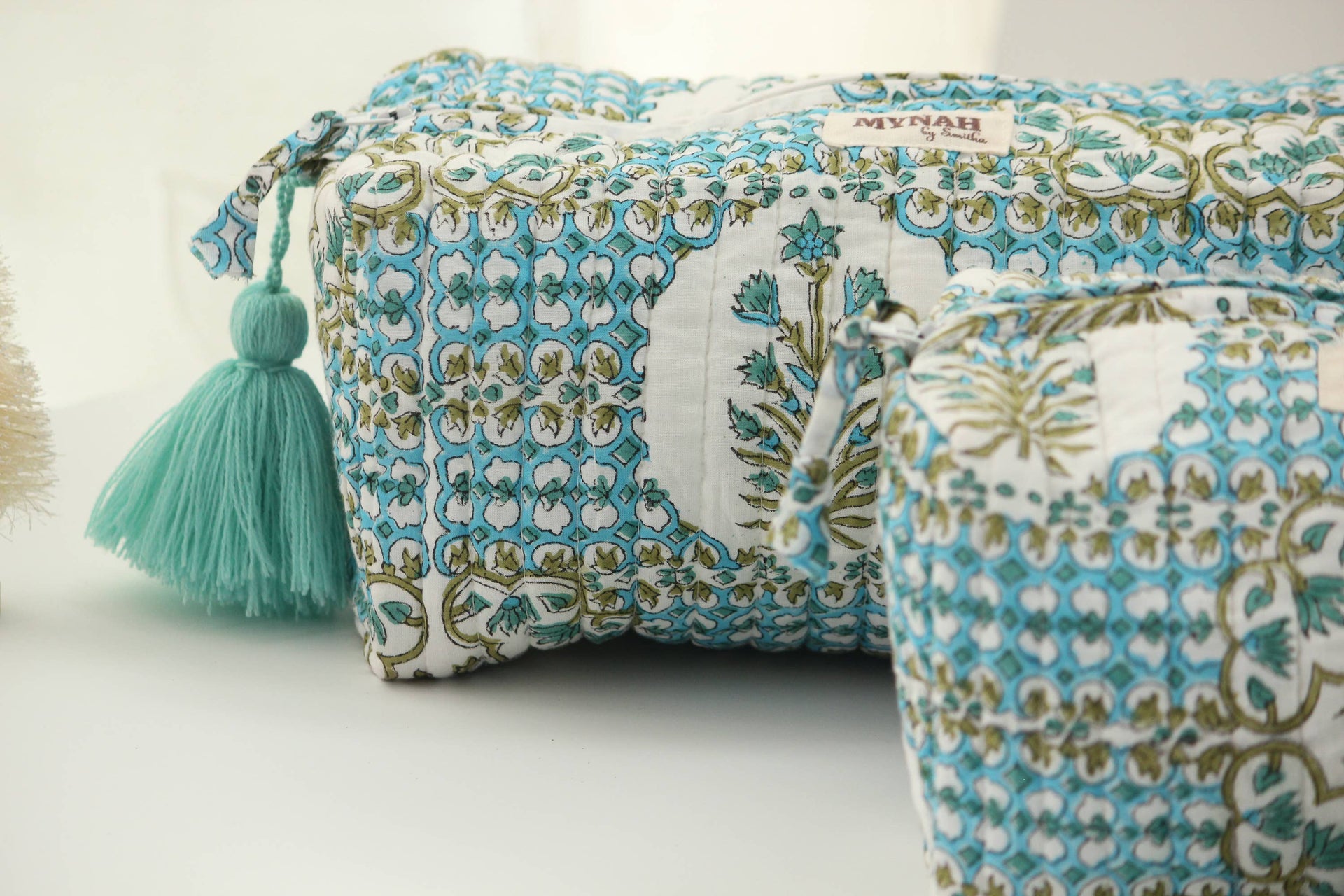 Moroccan Tile Print Makeup/Toiletry Bag