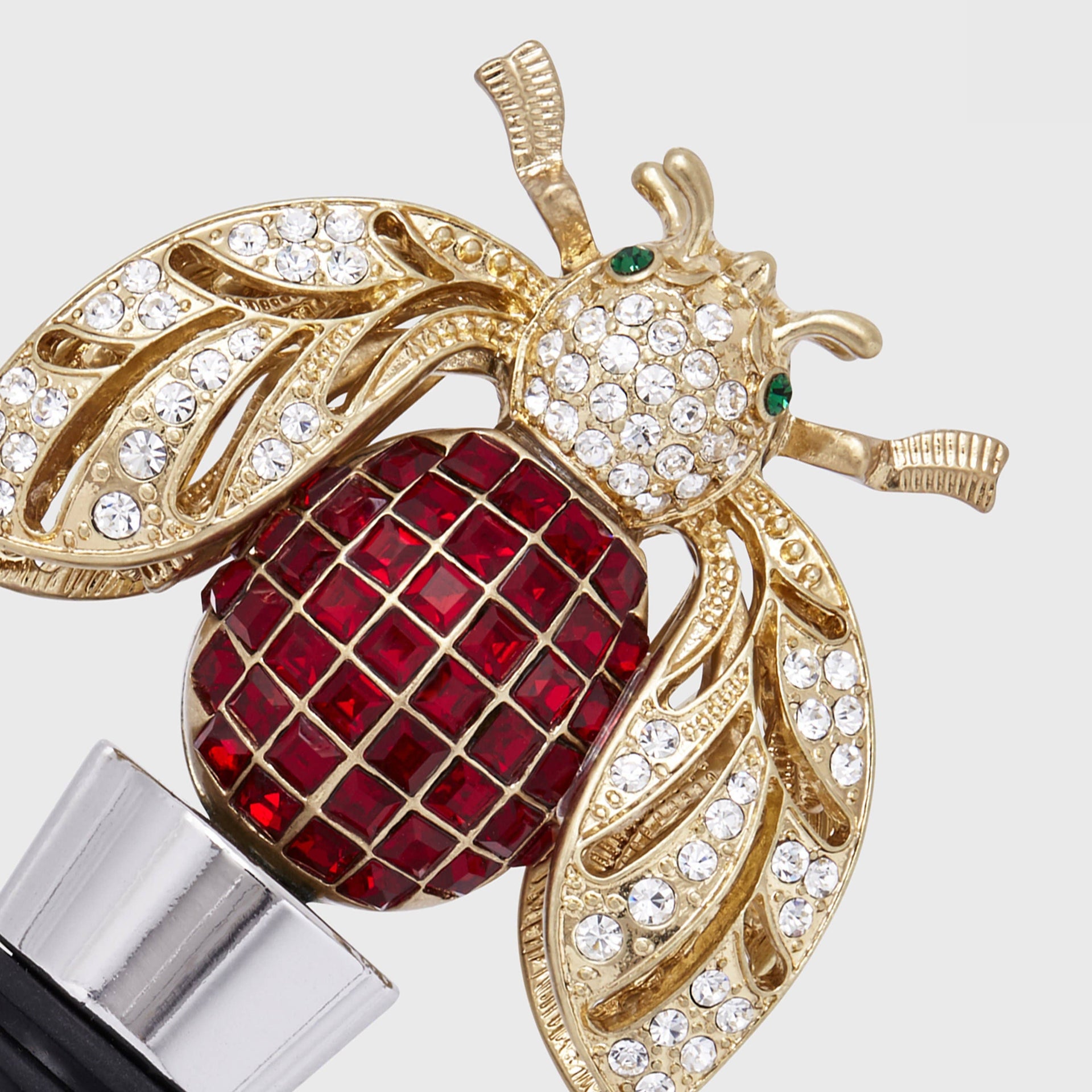 Red Sparkle Bee Wine Stopper