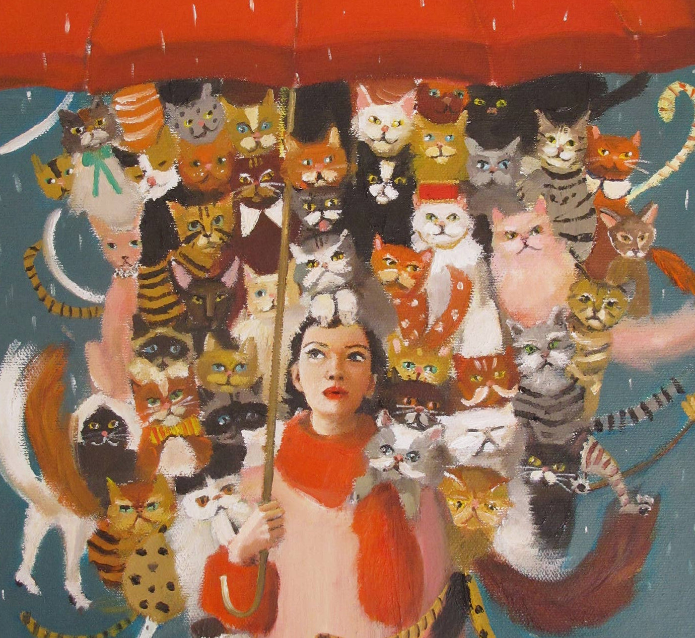 'Miss Mink Lesson 14' Janet Hill Art Print