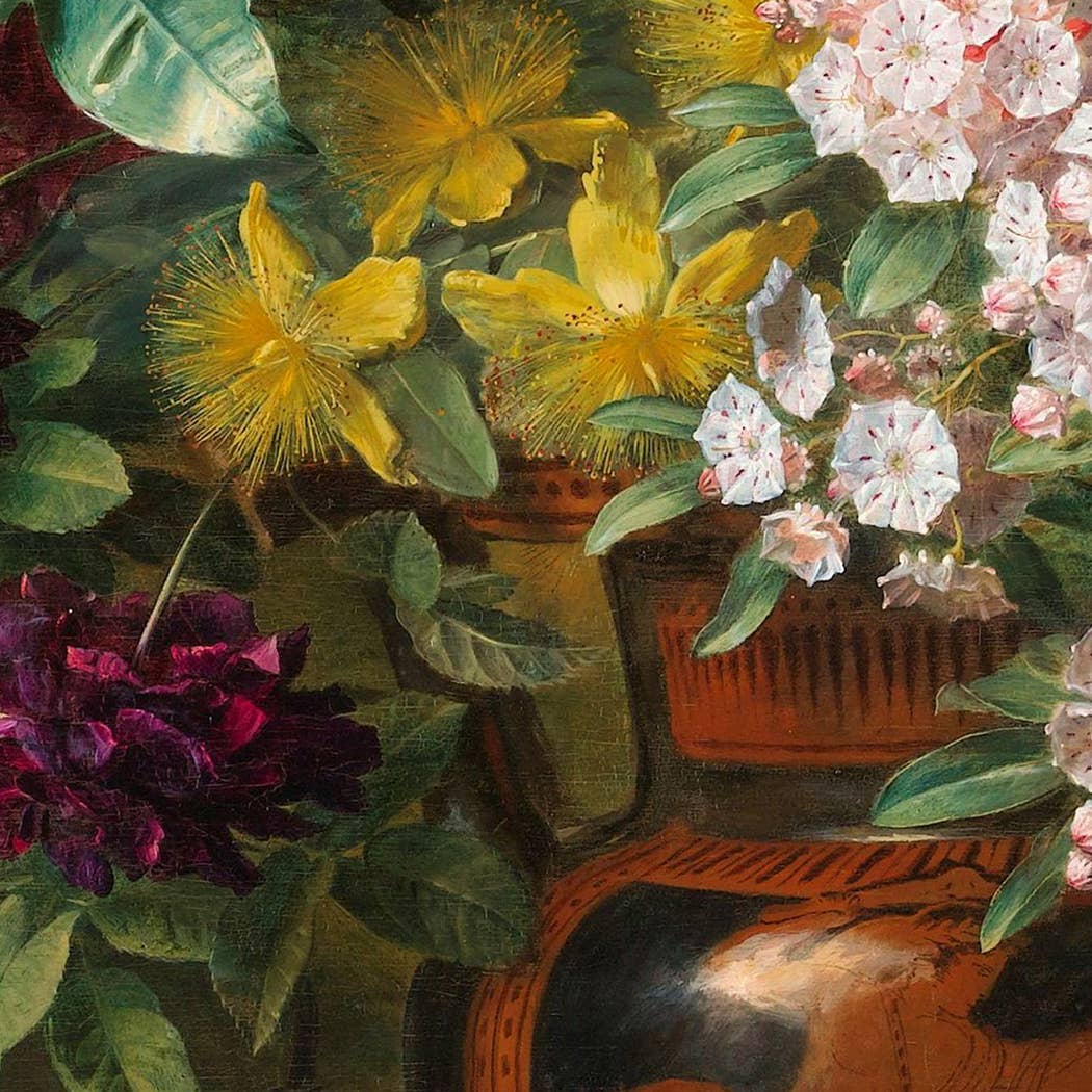 Dutch Floral Still Life Painting Print on Canvas