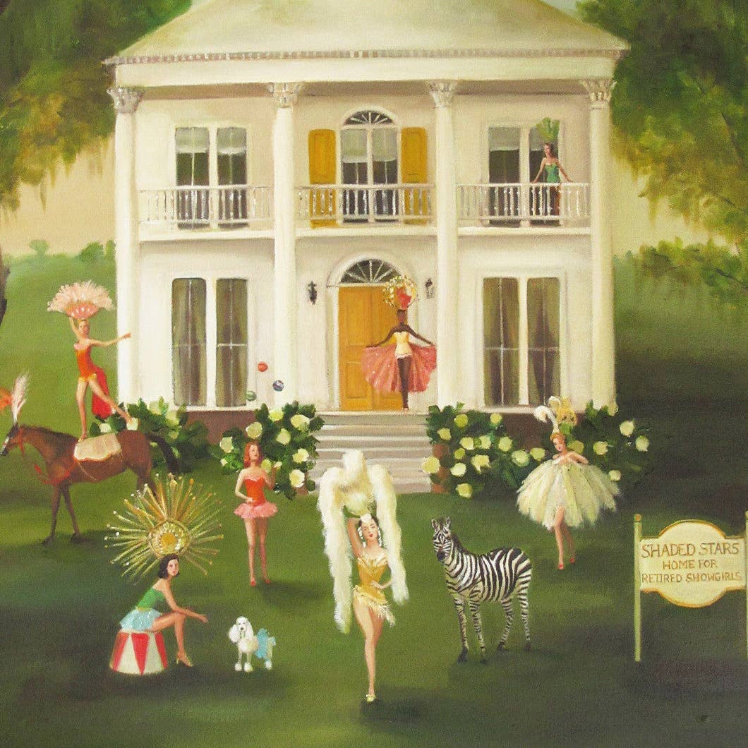 'Shaded Stars, The Home For Retired Showgirls' Janet Hill Art Print