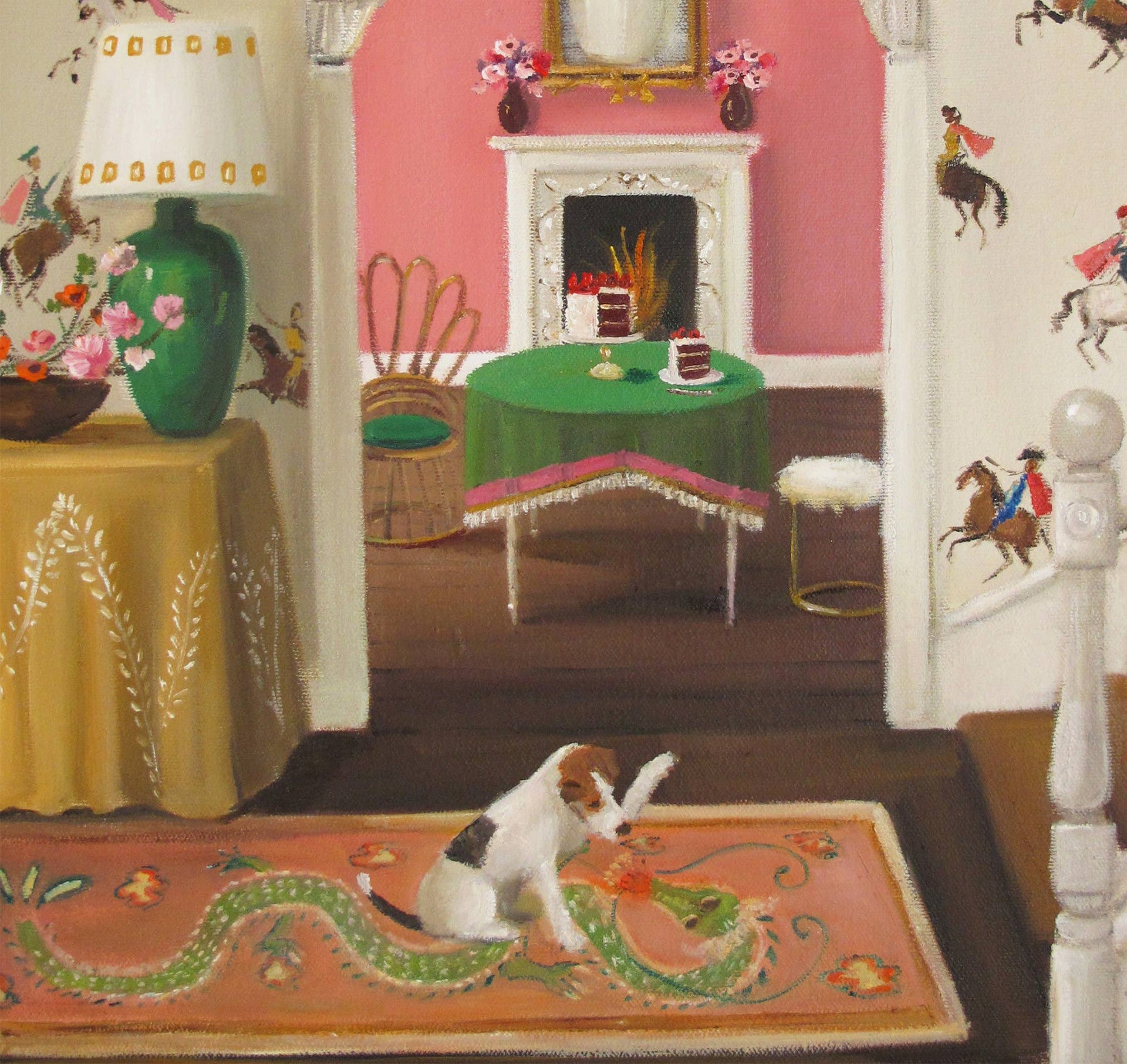 'Dragonslayer' Janet Hill Art Print